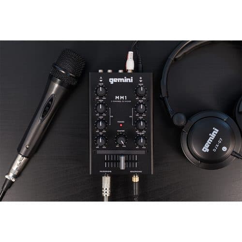Gemini MM1 2Channel Pocket Sized DJ Mixer