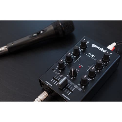 Gemini MM1 2Channel Pocket Sized DJ Mixer