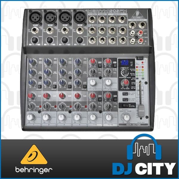 Behringer Xenyx 1202FX PA Mixer with FX 12 Channel DJ City