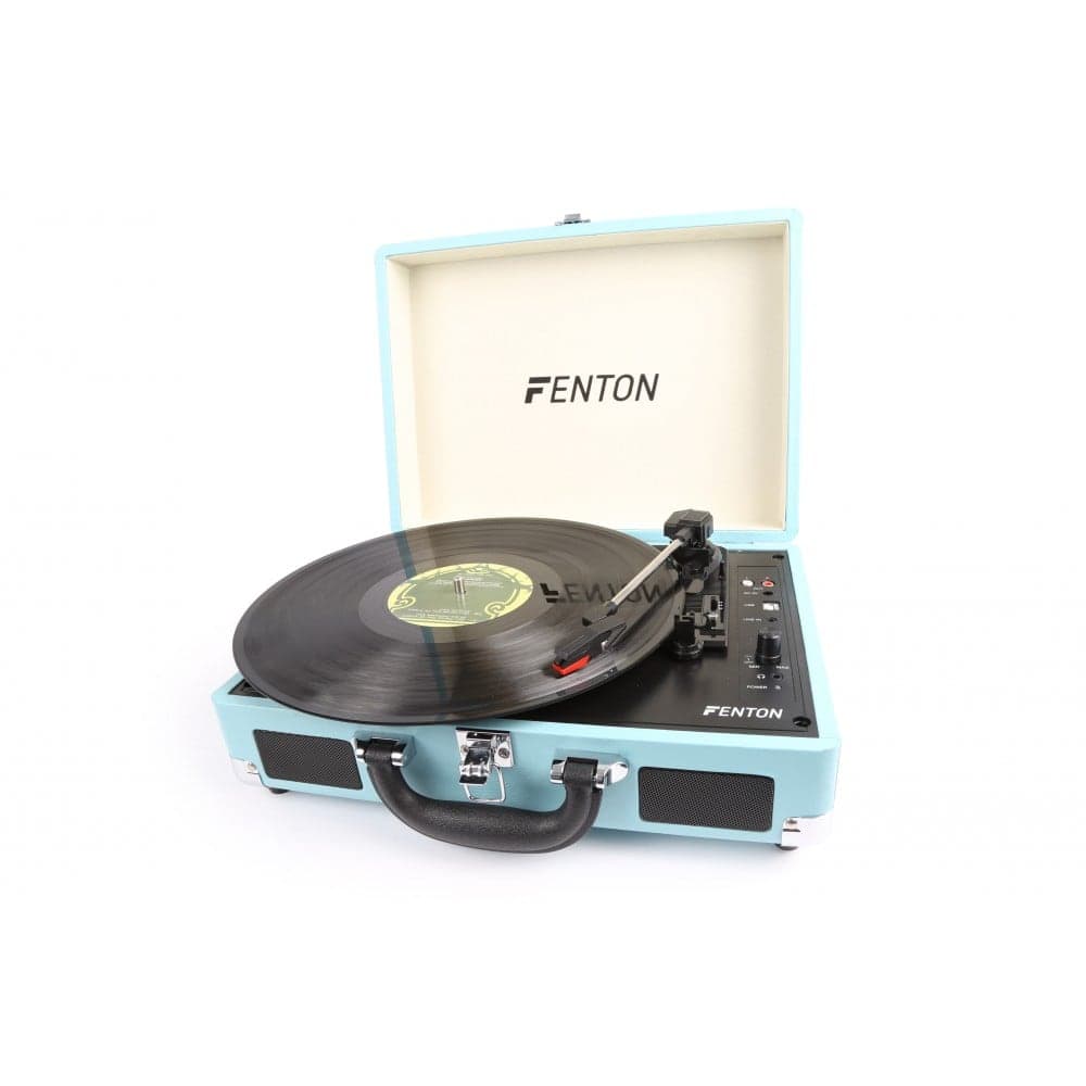 Fenton RP115BT Vinyl Briefcase Record Player with USB and Bluetooth DJ City