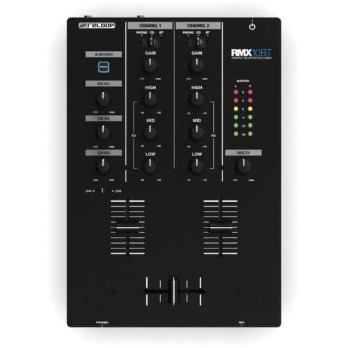 Reloop RMX10BT Compact Bluetooth 2Channel DJ Mixer