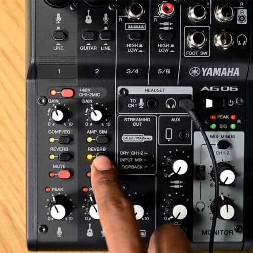 Yamaha AG06MK2B 6 Channel Mixer with USB Audio Interface