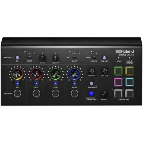Roland BRIDGE CAST X Dual Bus Streaming Mixer/Video Console