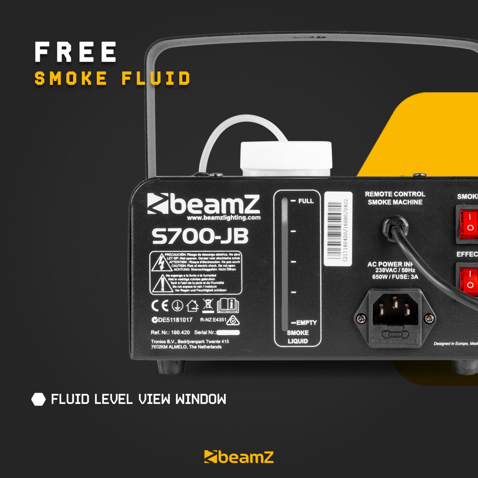 Beamz S700LED With Ice Effect Nebelmaschinen