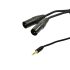Connex YXMJ3S Pro Y-Split 3.5mm Jack XLR