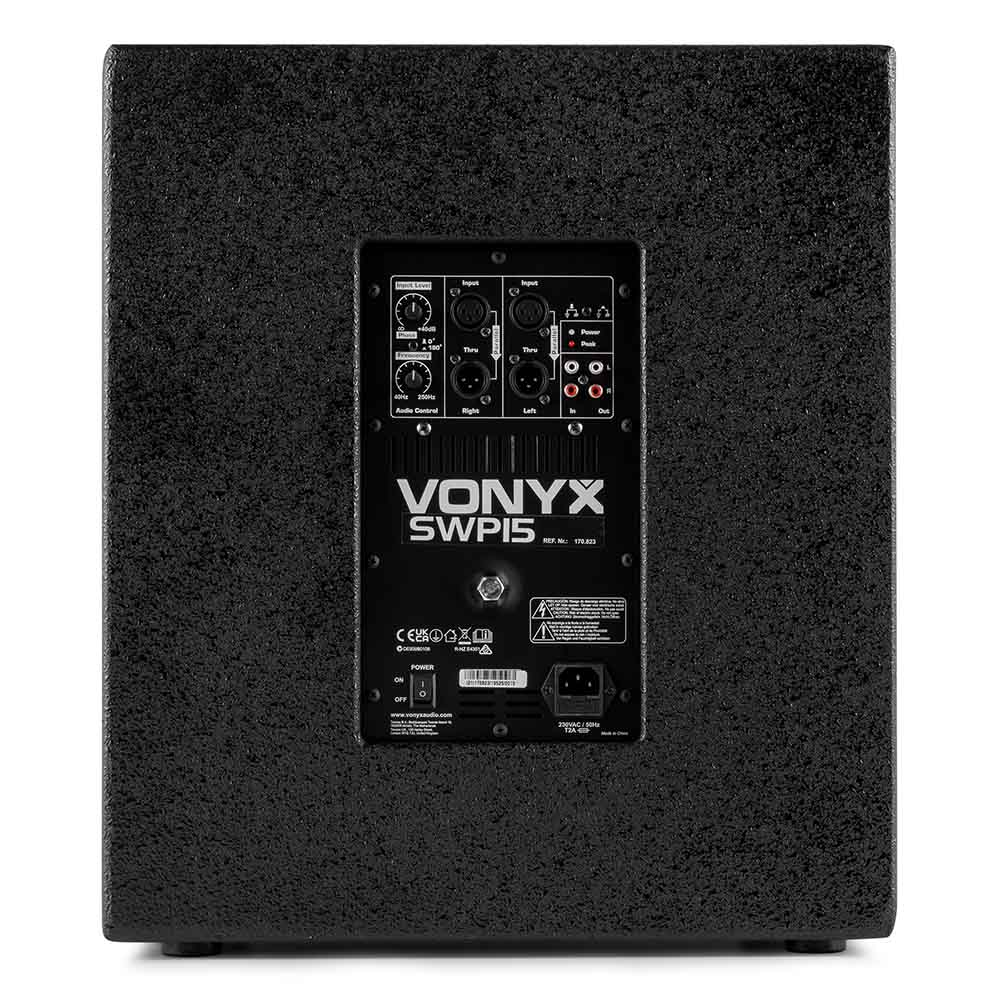 Vonyx SWP15 back back side
