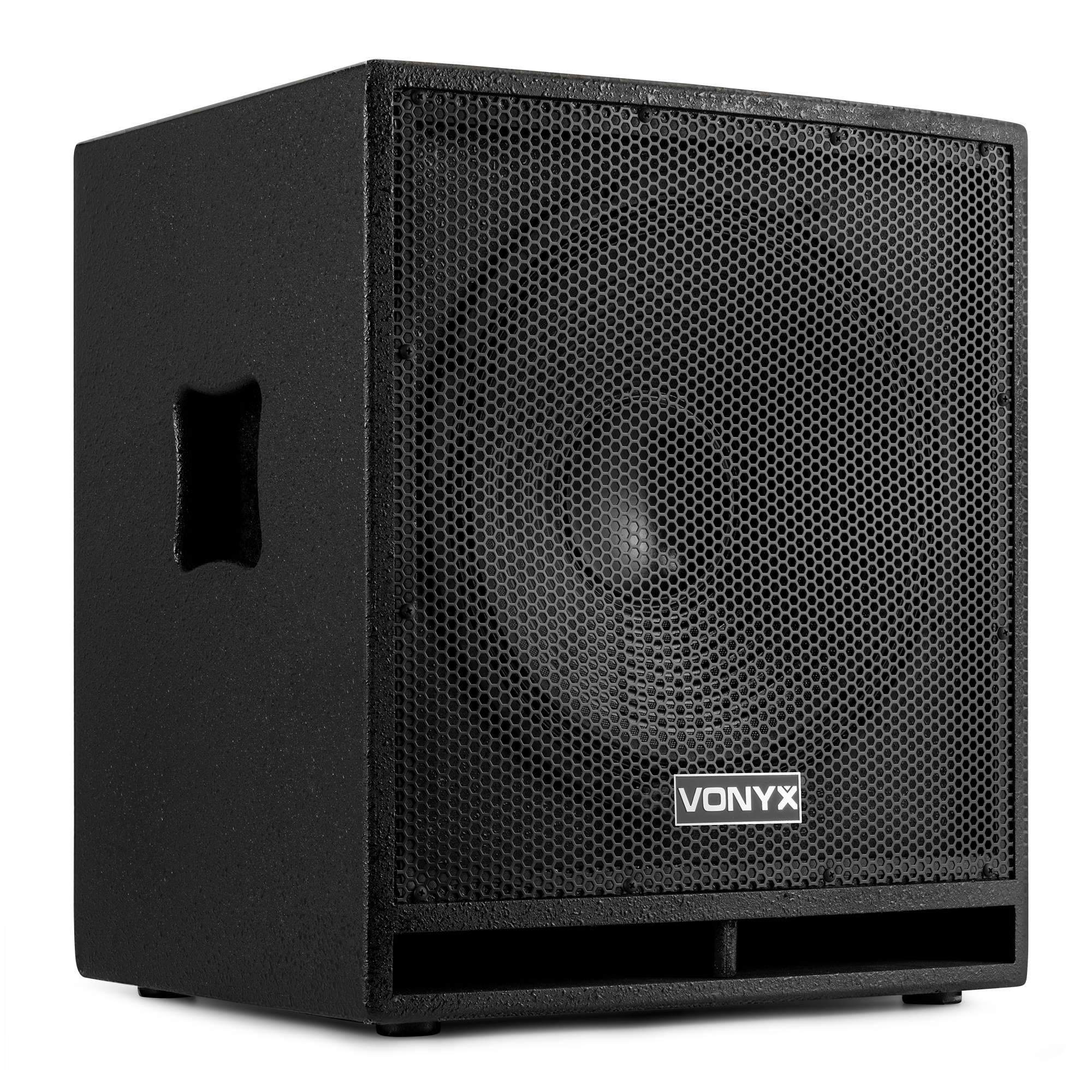 vonyx swp15 subwoofer front facing right side