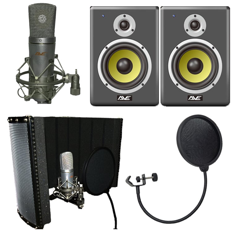 AVE PKStudio1 Home Recording Studio Package DJ City