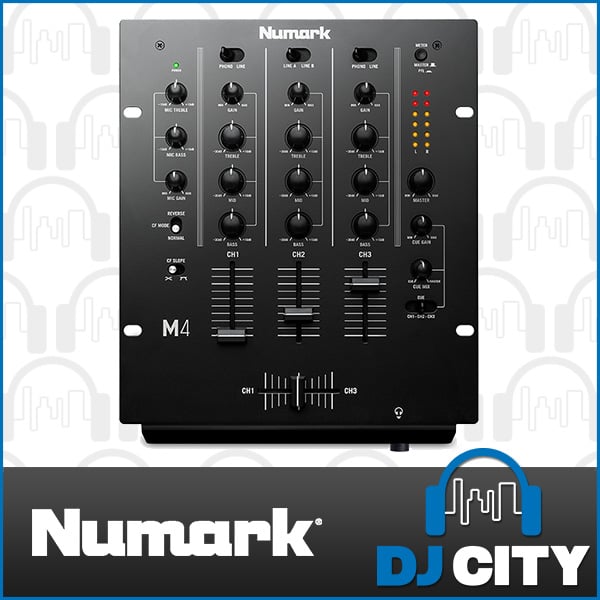 Numark M4 DJ Mixer 3 Channel DJ City