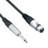 Connex XFJM-3 Pro XLR Female to Jack Male Cable 3m