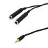 Connex YFJJ3S Pro Y-Split 3.5mm Jack to 6.3mm Jack