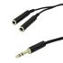 Connex YFJJ6S Pro Y-Split 6.3mm Jack to Jack