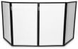 Vonyx DB2 Foldable DJ Screen Facade w/ 4 Lycra Panels (White)
