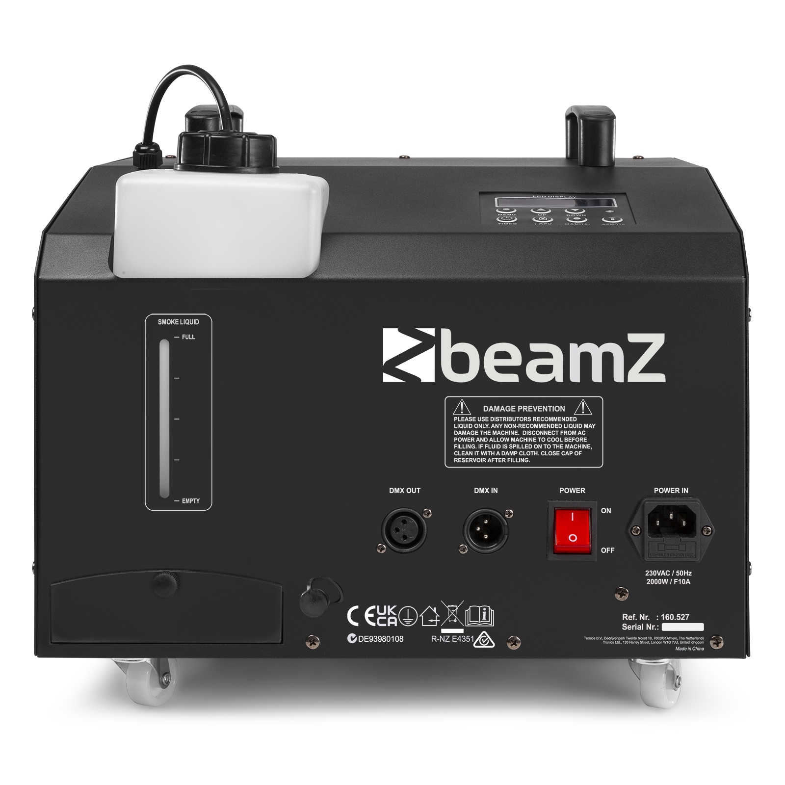 Beamz SB2000-LED Smoke & Bubble Machine with LED Wash - Image 5