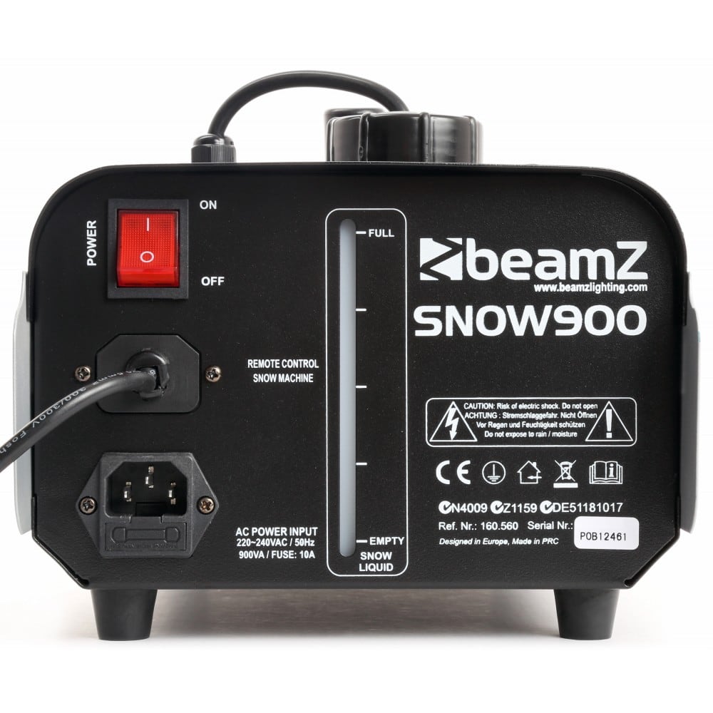 Beamz SNOW900 Snow Machine 900W DJ City