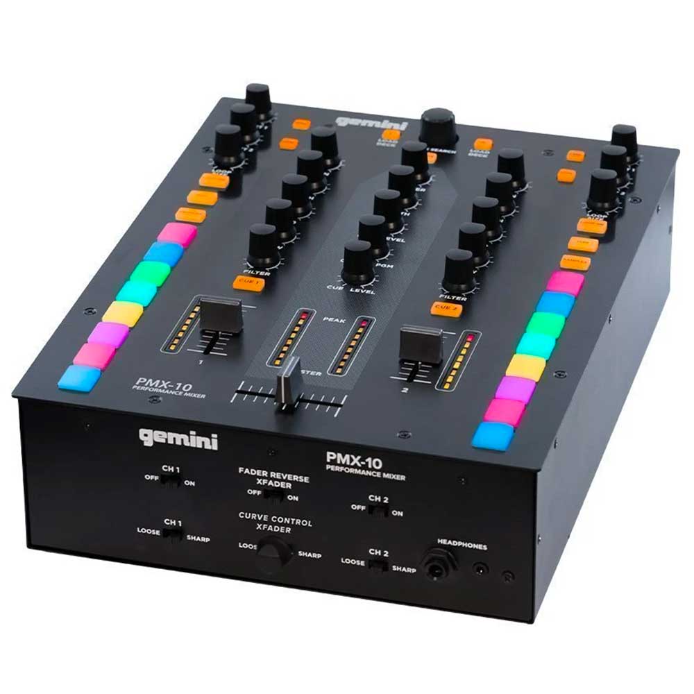 Gemini PMX10 2Channel Mixer and DJ Controller DJ City