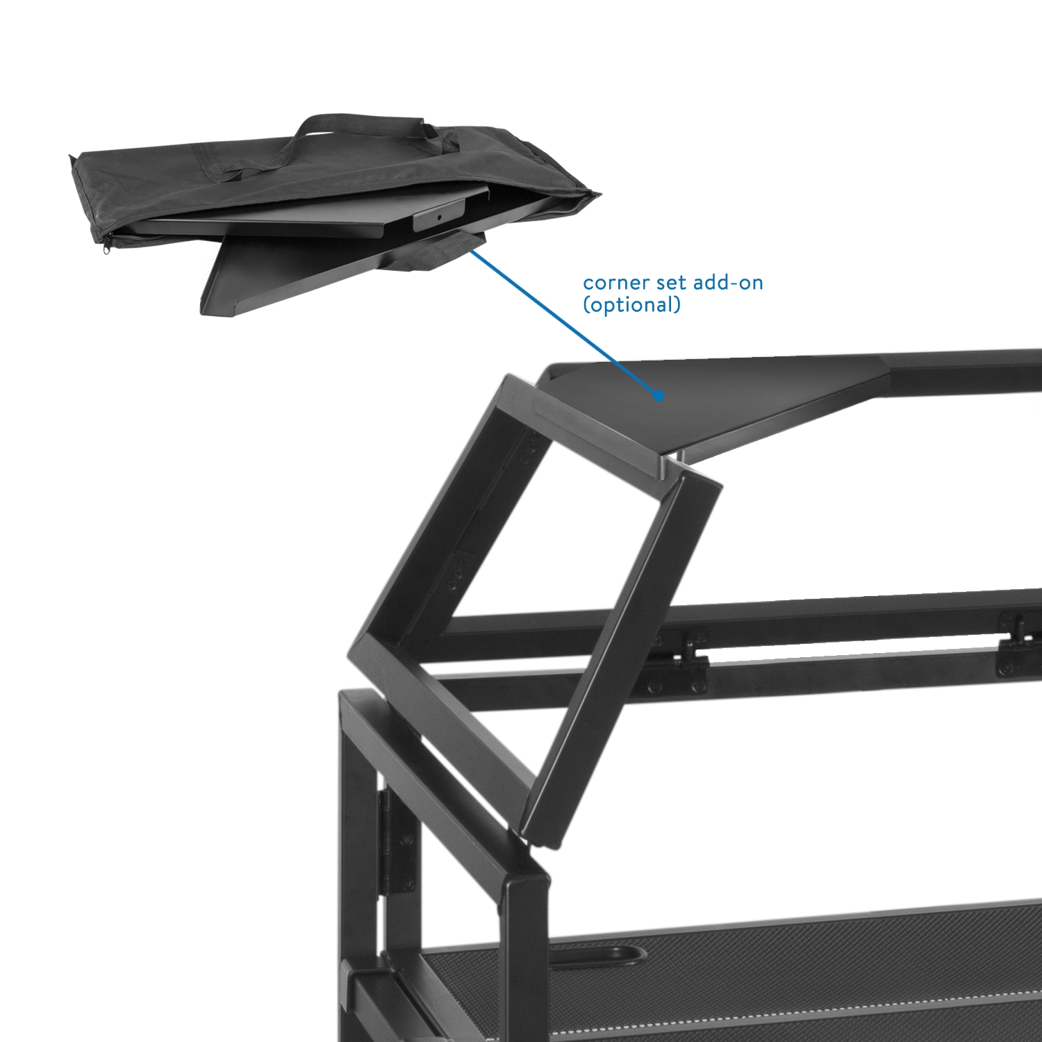 Vonyx DB3 DJ Booth Facade Light Screen w/ Carry Bag - Image 14