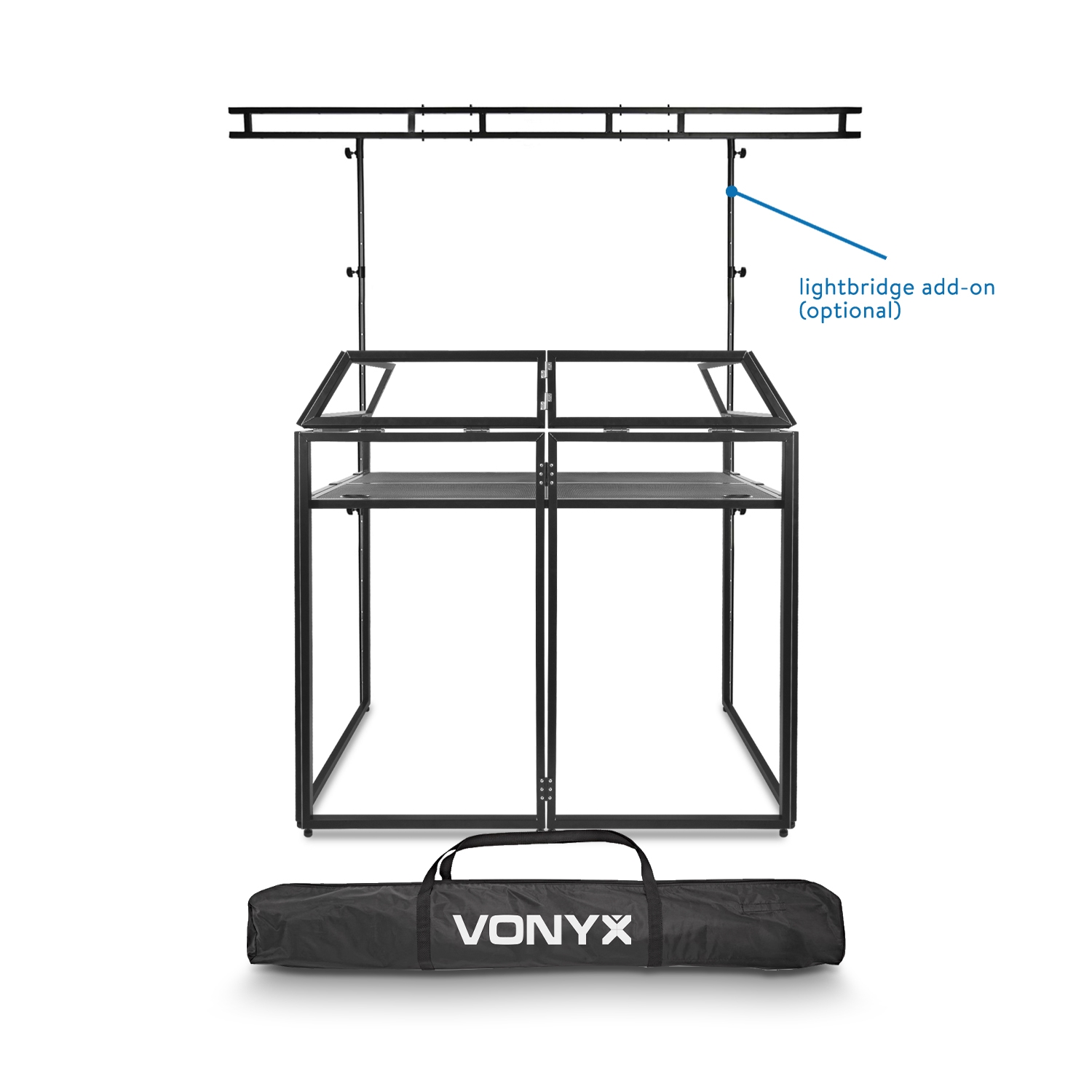 Vonyx DB3 DJ Booth Facade Light Screen w/ Carry Bag - Image 17