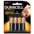 Duracell AA4 Coppertop Alkaline Batteries 1.5V - 4 Pack
