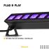 Proiettore Laser BeamZ BUV93 - Luce Nera UV, 8 LED Da 3W, Per Discoteca, Eventi E Montaggio A Parete