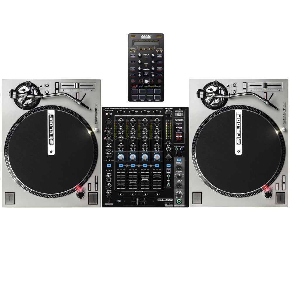 Reloop Complete Vinyl DJ Pack w/ 4Channel DJ Mixer & Serato Scratch DJ