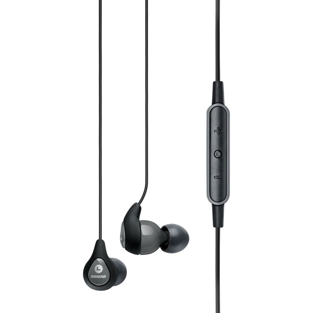 Shure Sem Grey Earphone - Shure Se112m Sound Isolating Earphones Ios Remote Grey shure sem grey earphone shure se112m sound isolating earphones ios remote grey
