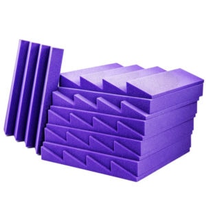 Acoustic Foam Wedge Purple - 30 Pack