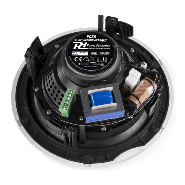 Power Dynamics FCS5 Low Profile Ceiling Speaker 100V - Image 2