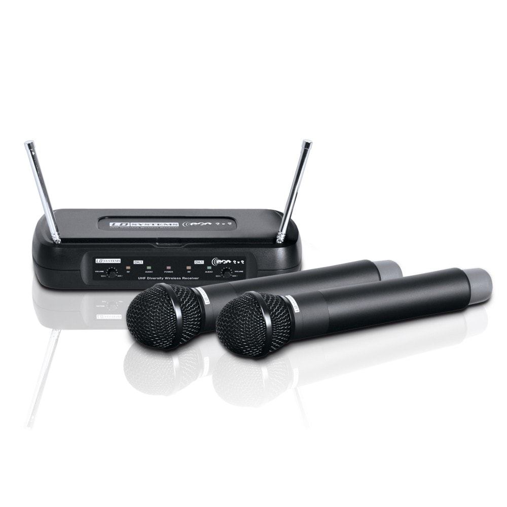 LD Systems WSECO2X2 HHD2 Wireless Microphone System