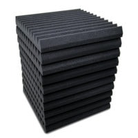 Acoustic Foam Peak Black- 50 Pack