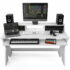 Glorious Sound Desk Pro White - Music Studio Workstation