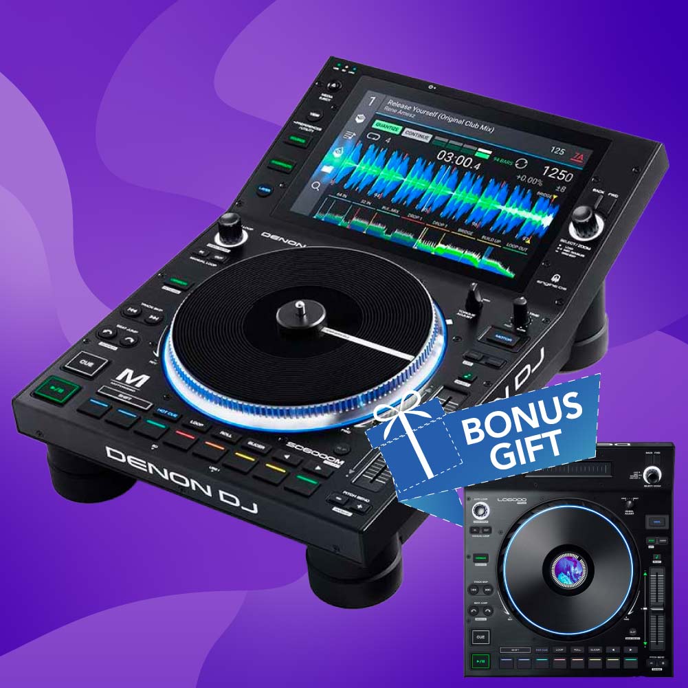 Denon DJ SC6000M Pro DJ Media Player with Motorised Platter DJ City