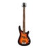 Ashton AB4TSB Bass Guitar Sunburst with Carry Bag, Strap, and Lead