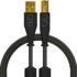DJ Tech Tools Chroma Cables USB-A to USB-B Straight Black