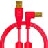 DJ Tech Tools Chroma Cables USB-A to B Right Angle Red