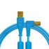 DJ Tech Tools Chroma Cables USB-A to B Right Angle Blue