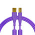 DJ Tech Tools Chroma Cables USB-A to USB-B Straight Purple