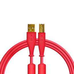 DJ Tech Tools Chroma Cables USB-A to USB-B Straight Red