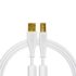 DJ Tech Tools Chroma Cables USB-A to USB-B Straight White