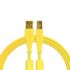 DJ Tech Tools Chroma Cables USB-A to USB-B Straight Yellow