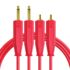DJ Tech Tools Chroma Cables Audio 1/4 Inch Jack - RCA Red