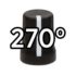 DJ Tech Tools Chroma Caps 270 Degree Super Knob - Black