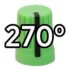 DJ Tech Tools Chroma Caps 270 Degree Super Knob - Green