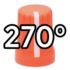 DJ Tech Tools Chroma Caps 270 Degree Super Knob - Orange