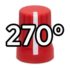 DJ Tech Tools Chroma Caps 270 Degree Super Knob - Red