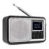 Audizio Anzio Portable DAB+ Digital Radio with Battery Silver