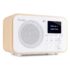 Audizio Milan White DAB+ Digital Clock Radio BT FM Battery Powered