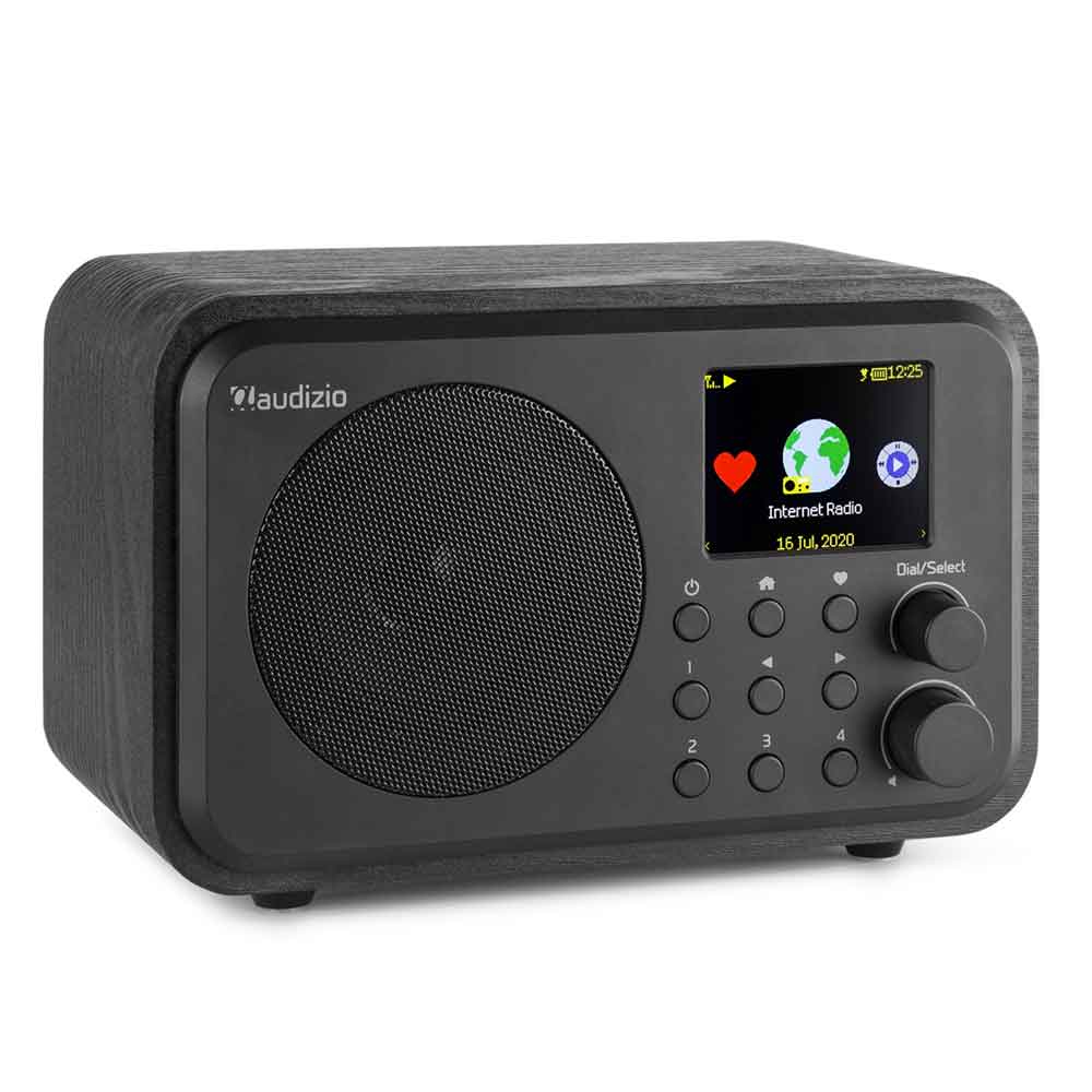 Audizio Venice Black Internet WiFi Clock Radio BT