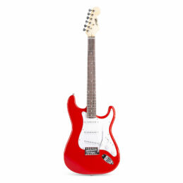MAX GigKit Red Stratocaster Electric Guitar Pack
