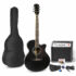 MAX Showkit Electric Acoustic Guitar Pack (Black)